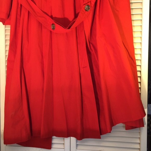 Perry Ellis red trench coat - Picture 4 of 4
